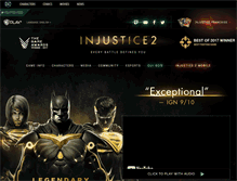 Tablet Screenshot of injustice.com